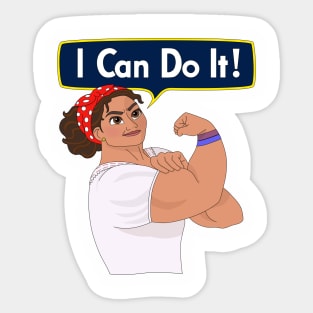 Luisa Can Do It! Sticker